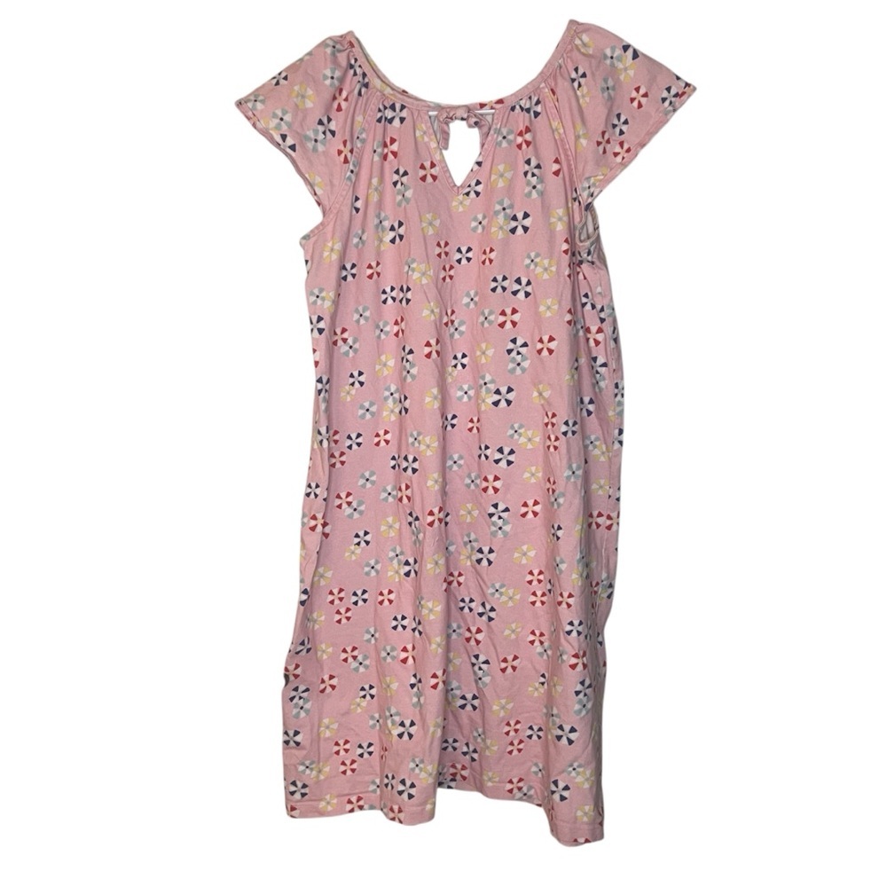 Hanna Andersson Pink Multi-Color Pinwheel Print Cotton Dress